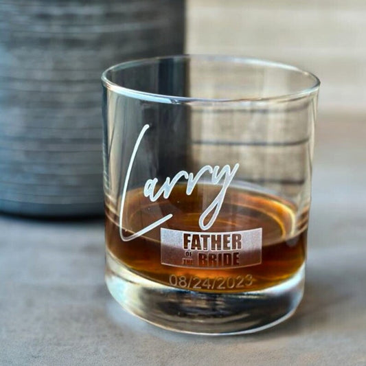 Father of the Bride - Whiskey Glass